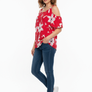 Blusa Pink con flores