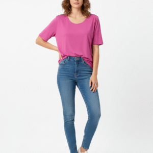 Blusa Rosa Claro con Lentejuelas