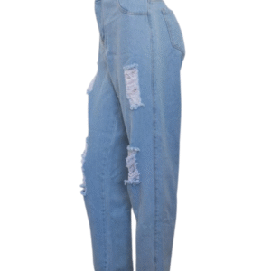 jean rígido con roturas