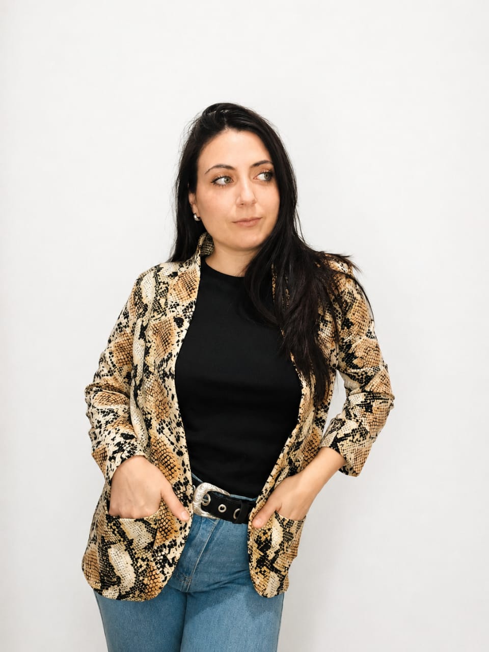 Blazer Animal Print Blazer Animal Print