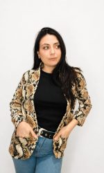 Blazer Animal Print